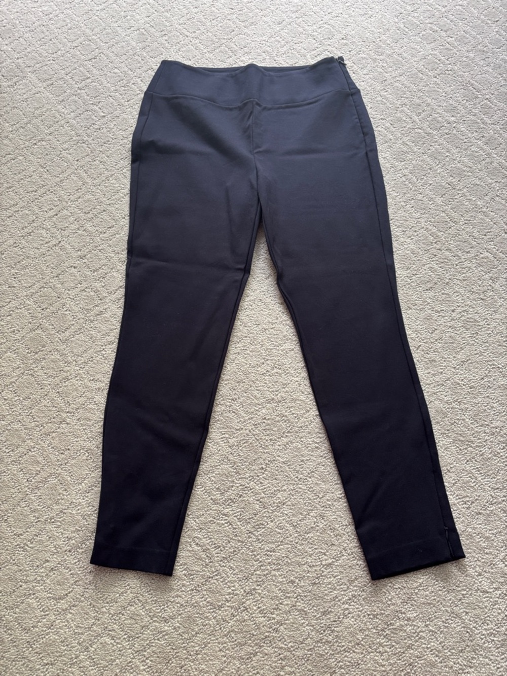 Talbots Dark Navy Ponte Skinny Leg Ponte Pants
